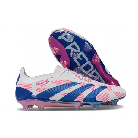 Botas adidas Predator Elite L FG Blanco Azul Rosa