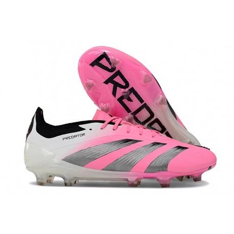 Botas adidas Predator Elite L FG Blanco Rosa Negro