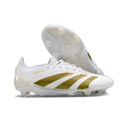 Botas adidas Predator Elite L FG Blanco Dorado