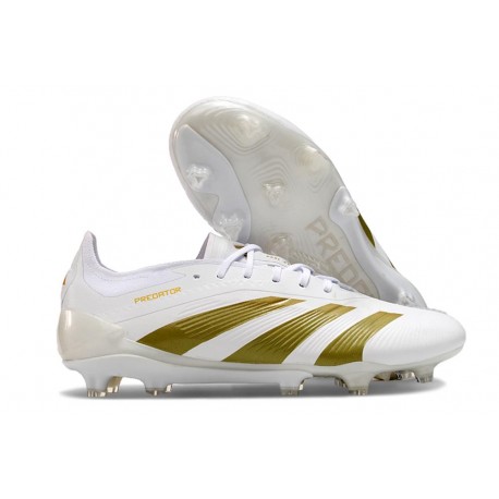 Botas adidas Predator Elite L FG Blanco Dorado