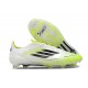 Adidas Bota F50 Elite FG Blanco Negro Amarillo