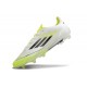 Adidas Bota F50 Elite FG Blanco Negro Amarillo