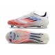 Adidas Bota F50 Elite FG Blanco Rojo Solar Azul Lúcido