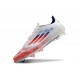 Adidas Bota F50 Elite FG Blanco Rojo Solar Azul Lúcido