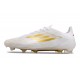 Adidas Bota F50 Elite FG Ftwr Blanco Dorado Met