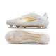 Adidas Bota F50 Elite FG Ftwr Blanco Dorado Met
