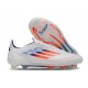 Adidas Bota F50 Elite FG Blanco Azul Rojo
