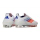 Adidas Bota F50 Elite FG Blanco Azul Rojo