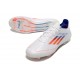 Adidas Bota F50 Elite FG Blanco Azul Rojo