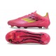Adidas Bota F50 Elite FG Rosa Amarillo