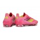 Adidas Bota F50 Elite FG Rosa Amarillo