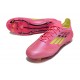Adidas Bota F50 Elite FG Rosa Amarillo