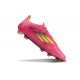 Adidas Bota F50 Elite FG Rosa Amarillo