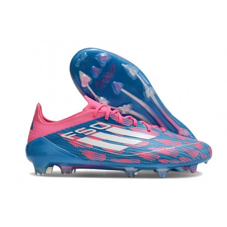 Adidas Bota F50 Elite FG Solar Azul Ftwr Blanco Solar Rosa