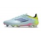 Adidas Bota F50 Elite FG Azul Negro Amarillo