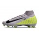 Nike Mercurial Superfly 10 Elite FG Gris Amarillo
