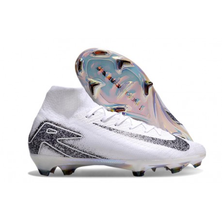Nike Mercurial Superfly 10 Elite FG Blanco Negro