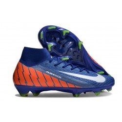Nike Mercurial Superfly 10 Elite FG Azul Naranja Blanco