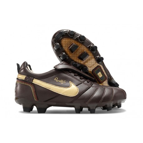 Botas Nike Tiempo Legend 10 Elite FG R10 Marrón Oro