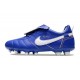Botas Nike Tiempo Legend 10 Elite FG Ronaldo Azul Blanco