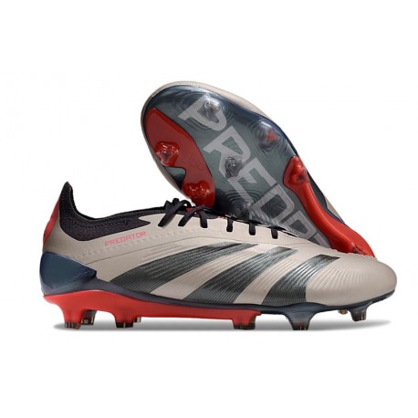 Botas adidas Predator Elite L FG Platino Met Aurora Negro Carbón