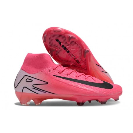 Nike Zoom Mercurial Superfly X Elite FG Rosa Blanco Negro