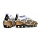 adidas Predator Elite Sin Cordones FG Blanco Oro Gris