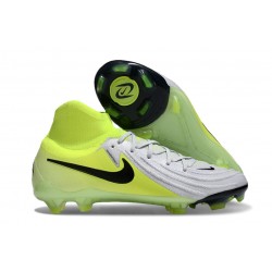Zapatos Nike Phantom Luna II Elite FG Plateado metalizado Negro Voltio