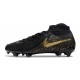Zapatos Nike Phantom Luna II Elite FG Negro Mtlc Dorado Moneda