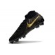 Zapatos Nike Phantom Luna II Elite FG Negro Mtlc Dorado Moneda