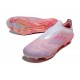 Bota Adidas F50 + Sin Cordones FG Rosa Blanco