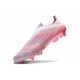 Bota Adidas F50 + Sin Cordones FG Rosa Blanco