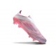 Bota Adidas F50 + Sin Cordones FG Rosa Blanco
