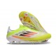 Bota Adidas F50 + Sin Cordones FG Amarillo Blanco