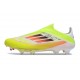 Bota Adidas F50 + Sin Cordones FG Amarillo Blanco