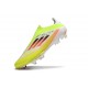 Bota Adidas F50 + Sin Cordones FG Amarillo Blanco