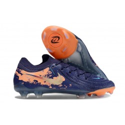 Bota Nike Phantom Luna 2 Elite FG Azul Naranja Dorado
