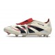 Bota de Futbol adidas Predator Elite FT FG Blanco Off Negro Rubí Puro
