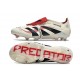 Bota de Futbol adidas Predator Elite FT FG Blanco Off Negro Rubí Puro