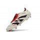 Bota de Futbol adidas Predator Elite FT FG Blanco Off Negro Rubí Puro