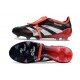 Bota de Futbol adidas Predator Elite FT FG X MOMENTS Negro Blanco Rojo