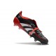Bota de Futbol adidas Predator Elite FT FG X MOMENTS Negro Blanco Rojo