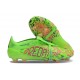 Bota de Futbol adidas Predator Elite FT FG Limón Lúcido Rosa Lúcido Azul Fusion