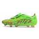 Bota de Futbol adidas Predator Elite FT FG Limón Lúcido Rosa Lúcido Azul Fusion