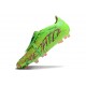 Bota de Futbol adidas Predator Elite FT FG Limón Lúcido Rosa Lúcido Azul Fusion