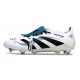 Bota de Futbol adidas Predator Elite FT FG Blanco Negro Ciano