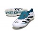 Bota de Futbol adidas Predator Elite FT FG Blanco Negro Ciano