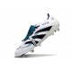 Bota de Futbol adidas Predator Elite FT FG Blanco Negro Ciano
