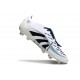 Bota de Futbol adidas Predator Elite FT FG Blanco Negro Ciano