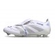 Bota de Futbol adidas Predator Elite FT FG Blanco Plateado Met Bright Royal